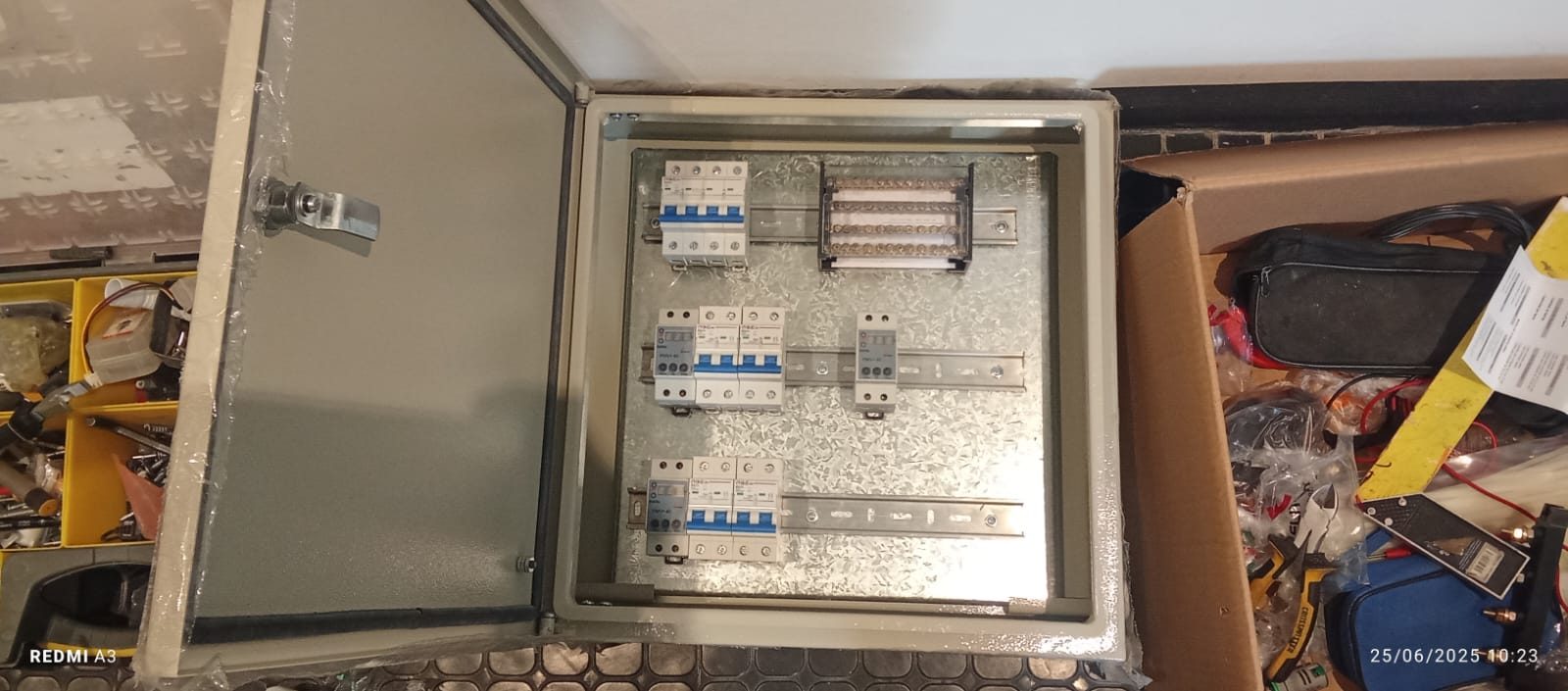 Trabajo de electricidad — TechCam Hogar